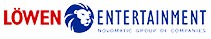 Het logo van de leeuw Entertainment, onderdeel van de Novomatic Group of Companies
