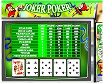 Joker Poker is een van de vele video poker games die online gespeeld kunnen worden