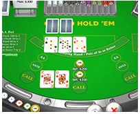 Kenmerken van Casino Holdem zijn de mogelijke side bets en uitbetalingen