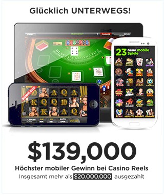 Bij Casino Reels werd een $ 140.000 jackpot gekraakt op de smartphone