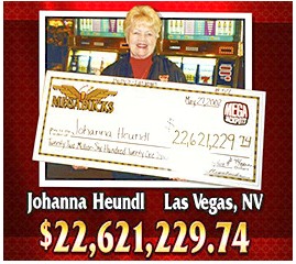 In 2002, de gepensioneerde Johanna Heundle won een bijna 22 miljoen grote jackpot