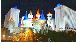 In prestigieuze Excalibur Hotel in Las Vegas, is een ca. 40 miljoen jackpot uitbetaald in 2003